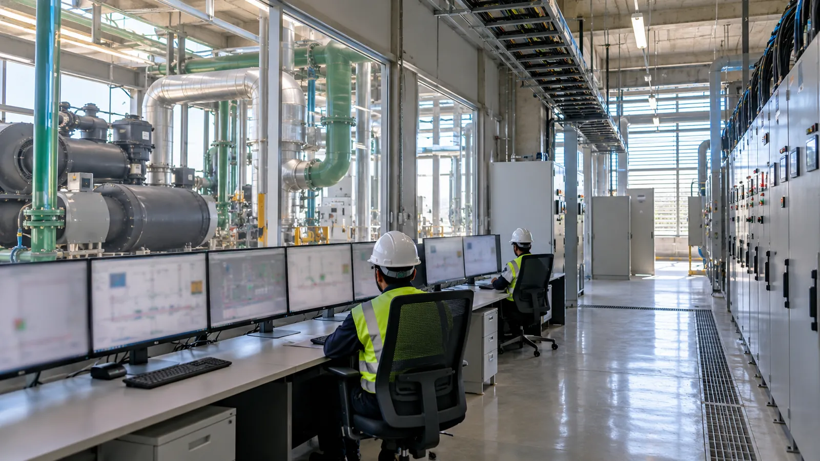 Chiller plant SCADA for district cooling in Saudi Arabia